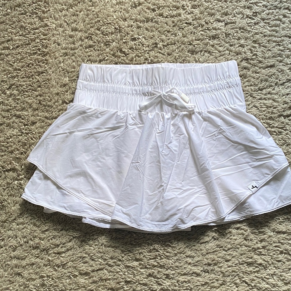 JoyLab Cream Athletic Skirt